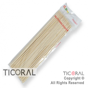 PALITO BROCHETTE 0.3 (25CM) 25 x 90 UNIDADES APROX C/U
